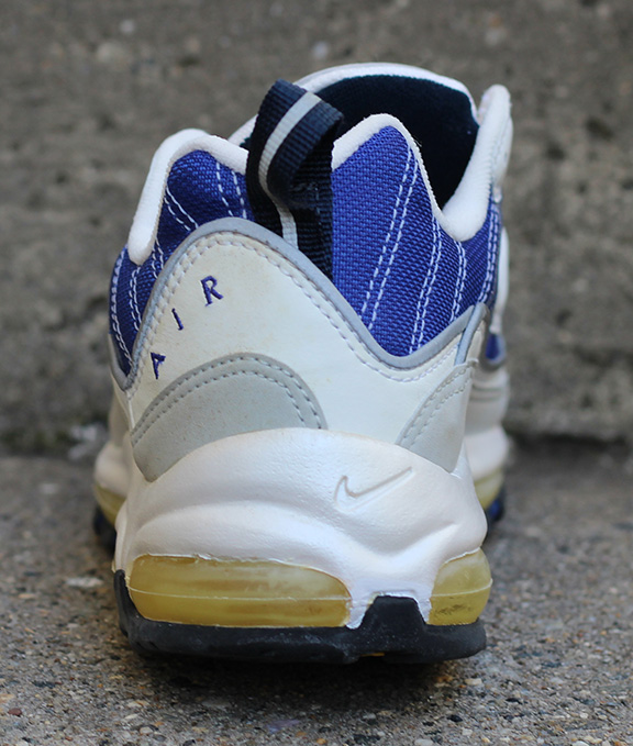 Women`s Nike Air Max 98 Maize Ultramarine (Size 9) DS — Roots Women`s Nike Air Max 98 Maize Ultramarine (Size 9) DS — Roots